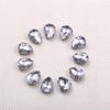 Branco K fundo gota de água D tipo anti gancho garra broca DIY acessórios de vestuário Oval garra broca coreano vestido de noiva sapatos de casamento acessórios