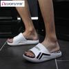 Pantuflas Luo Fu para hombre y mujer con sensación de alta gama, productos genuinos, sitio web oficial, verano, suela gruesa, antideslizantes, para exteriores, interiores, sandalias suaves de una tira