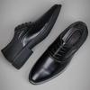 Sapatos de couro masculinos, sapatos sociais para todos os tipos de negócios, calçados elegantes, sola macia, superfície macia, sapatos confortáveis para casamento, sapatos casuais respiráveis