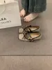 Zapatos de Mujer Estilo Francés con Tacón Oculto Temporada Primavera y Otoño 2026, Adecuados para Combinar con Vestidos, Zapatos Mary Jane de Ballet, Estampado de Leopardo