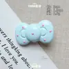 Presilha de Cabelo com Laço de Bolinhas, Presilha Lateral, Estilo Doce para Meninas, Presilha para Franja, Grampo de Cabelo, Presilha Bico de Pato, Piranha, Acessório de Cabelo
