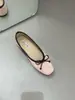 Primer Encuentro Temporada Zapatos de Mujer Diseño de Nicho Sentido del Diseño Lazo Viaje Diario 2026 Otoño Suela Suave Pies Cómodos Bailarinas