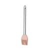 Rascador de silicona resistente a altas temperaturas, juego de brocha para aceite, mango de acero inoxidable, espátula para crema de pastel, herramienta para hornear, para el hogar, en stock