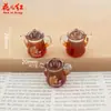 Nuevas Manualidades de Estilo Japonés con Temática de Té Hechas a Mano DIY Pegamento de Crema Accesorios de Resina Colgante Llavero Decoración Adorno