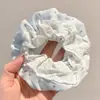 Colección de scrunchies de verano: versátiles ligas coreanas para el cabello, cuerdas para el cabello estilo universitario fresco, accesorios elásticos para el cabello, accesorios para la cabeza para mujeres