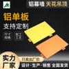 Revestimiento de Aluminio Perforado para Decoración de Cabezal de Puerta de Muro Cortina, Procesamiento y Producción de Pared Exterior, Pared Calada Perforada, Panel de Aluminio con Grano de Madera Fluorocarbonado