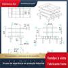 EE13 esqueleto de slot duplo vertical 3+3 pinos transformador de material distância da linha = 8,5 mm