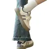 Zapatillas blancas para mujer 2026 otoño nuevas zapatillas deportivas de moda, zapatillas casuales versátiles de suela gruesa, mocasines para estudiantes