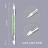 Pluma de silicona para arte de uñas para degradado, tallado y estampado, pluma de dibujo de líneas y pintura ultra suave, herramienta especializada para salones de uñas