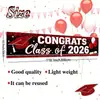 Banner de Temporada de Graduación Nueva Transfronterizo Amazon Negro Oro Diseño de Fiesta de Graduación Banner de Atmósfera para Decoración Exterior Tela para Colgar