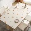 Mantel Impermeable y a Prueba de Aceite Mantel sin Lavado Nuevo Estilo 2025 Lujo Ligero Gama Alta Mantel para Mesa de Café Mantel Protector de Mesa
