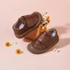 Zapatos Jq Jingqi para Niños Zapatos para Bebés y Niños Pequeños 2026 Nuevos de Primavera y Otoño Zapatos de Cuero para Bebés con Suela Blanda Zapatos Funcionales Anticolisión