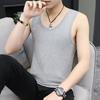 [60 Modal] camiseta interior sin costuras para hombre, verano, delgada, a la moda, transpirable, sensación fresca, camiseta sin mangas
