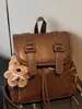 Mochila Casual de Grande Capacidade Estilo Coreano para Mulheres 2025 Nova Mochila Escolar para Estudantes Estilo Universitário Simples e Fashionável Mochila de Viagem