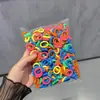 Anillo para toalla de pelo infantil no dañino, banda elástica alta para el pelo de niñas, liga de goma para el pulgar de niñas pequeñas, goma para el pelo de bebé