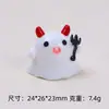Fofo Fantasma Brilhante Noturno Desenho Animado Artesanal DIY Acessórios de Joias Presilhas de Cabelo Capas de Celular Fivelas Criativas para Sapatos Materiais Atacado