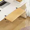 Tablero de extensión para escritorio, escritorio de oficina sin taladrar, organizador de escritorio expandible, plegable, ampliado y alargado, tablero de extensión con reposabrazos