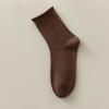 Calcetines sin hueso rizados para mujer, calcetines de media caña, primavera y verano, algodón puro blanco, calcetines apilados, boca suelta, medias de confinamiento para mujeres embarazadas