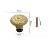 Ventas Directas de Fábrica Superficie de Flor en Relieve Mango de Cerámica Moderno Simple Muebles Infantiles Armario Gabinete Agujero Único Manija de Puerta de Color