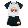 Ropa para niños Sun Wukong traje de manga corta ropa de verano para niños nuevo para niñas pantalones cortos para niños conjunto casual de moda de dos piezas Venta al por mayor