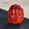 Palisandro Tallado a Mano Juguete de Madera Pieza de Mano Cadena para Teléfono Móvil de Sándalo Colgante para Coche Accesorios DIY Colgante para Pareja