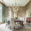 Lustre Simples Estilo Americano Todo em Cobre Quarto Simples Sala de Estar Pós-moderno Sala de Modelo de Luxo Leve Sala de Jantar Lustre VC