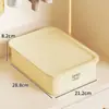 Caixa de Armazenamento Três em Um para Roupas Íntimas, Calcinhas e Meias Pode Ser Colocada em Gavetas, Guarda-Roupa e É um Ótimo Organizador para Sutiãs e Roupas Íntimas