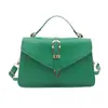 Nova bolsa feminina casual 2026, cor sólida retrô, bolsa transversal estilo coreano da moda de verão, bolsa de ombro simples e versátil para o dia a dia