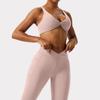Estilo Popular Transfronterizo, Simple, Cómodo y Transpirable, Deporte al Aire Libre para Fitness, Sin Restricciones, Material de Secado Rápido, Sujetador de Yoga Push-Up