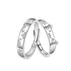 Anillos Luminosos de Pareja Gato y Perro Lindos para Hombres y Mujeres Diseño de Nicho Ins Anillo de Banda Lisa de Dibujos Animados Anillos Abiertos para Dedos Venta al por Mayor