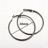 Pendientes Irregulares Grandes de Círculo con Forma de C de Nuevo Estilo Europeo y Americano, Pendientes de Diseño Simple a la Moda para Mujer al por Mayor
