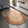 Alfombrilla Absorbente de Barro de Diatomeas Alfombrilla para Suelo de Cocina Antideslizante Resistente al Aceite Limpiable Sin Lavado Alfombrilla para Suelo de Baño Alfombrilla de Suelo de Secado Rápido