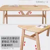 Mesa de comedor nórdica para casa, apartamento pequeño, mesa de comedor sencilla, mesa de comedor y silla de lujo ligeras, combinación de madera maciza de imitación, mesa de comedor rectangular