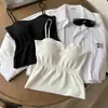 Comercio Transfronterizo Más Vendido Sujetador de Espalda con Tirantes Abullonados Plisados, Sensación Nude, con Almohadillas, Camiseta sin Mangas Adelgazante para Usar por Dentro o por Fuera