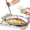 Plato de Cerámica para Pescado para Uso Doméstico, Plato Largo con Alto Valor Estético, Popular en Línea, para Pescado al Vapor, Pescado Estofado y Pescado al Vapor Claro, Modelo Nuevo al por Mayor