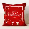 Cojín Sencillo Moderno para el Día de San Valentín, Cojín Estilo Nórdico para Oficina en Casa, Cojín Decorativo para Respaldo de Sofá en la Sala de Estar