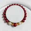 Colar de Pérolas Anti-Cinábrio Conjunto de Três Peças Colar da Mamãe Simples Moda Joia Versátil Oferta Especial para Transmissão ao Vivo Atacado