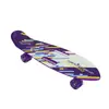 Board de Peixe Pequeno Banana Board Quatro Rodas Transfronteiriço de 27 polegadas Duas Mãos para Deslocamento de Adultos Skate de Quatro Rodas Board de Truque Único Venda por Atacado