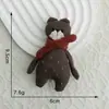 Colgante de Conejo de Tela Estilo Coreano Llavero DIY Muñeca Accesorios Encanto para Bolso Tienda Hecha a Mano Correa para Colgar Muñeca Adhesiva