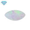 Huagang gema cavalo em forma de olho sintético OPAL nua pedra anel superfície OPAL fogo artificial cor OPAL diamante plano OP16