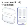 Aplicable a la serie Airpods funda para auriculares Apple logo impreso funda suave de TPU cubierta protectora transparente para auriculares
