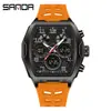 Reloj Electrónico Sanda Más Vendido con Forma de Barril Luminoso