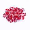 Caramelo de Verano Vidrio Transparente Cuentas Cuadradas de 4 mm Accesorios para Pulseras DIY Cuentas para Joyería Cuentas Sueltas Cuentas para Colgantes DIY