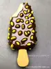 Mini Ímãs de Resina de Casquinha de Sorvete Realista Desenho Coração Ímãs de Geladeira de Sorvete Loja Cultural e Criativa Decoração Atacado