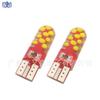 Venta directa de comercio exterior para coche T10 COB 18SMD, luz de cristal de ancho, luz de silicona, luz de conducción W5W, luz pequeña sin electrodos