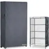 Estante de Almacenamiento de Artículos para el Hogar Amazon Transfronterizo Cubierta Antipolvo Interior y Exterior Cocina Impermeable Tela Oxford Estante Cubierta Protectora