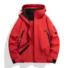 Chaqueta Cortavientos e Impermeable para Deportes al Aire Libre para Hombre Primavera y Otoño Nuevo Estilo Versátil Holgada para Hombre