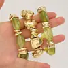 Pulsera de Borde Ancho con Superficie de Espejo de Venta Caliente Transfronteriza Europea y Americana, Pulsera Brillante Exagerada Personalizada, Pulsera de Resina Acrílica