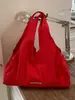 2026 Nuevo Estilo de Verano Estilo Perezoso Bolso de Gran Capacidad para Viajes Diarios Bolso de Hombro de Lona de Moda Casual de Alto Valor