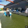 Barco Cosechador de Pasto Acuático Totalmente Automático de Ningxia, Cortacésped Acuático para Parques y Lugares Turísticos, Maquinaria Mecanizada para Limpieza de Pasto Acuático